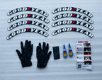 Good Year Tyre Sticker for 4 Tire Tyres Customized Permanent Rubber 4 Tire Tyress Stickerr Decorative Sticker (2 Glue +2 Gloves Included)