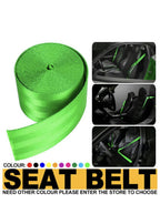 Neon 3.6m 1PC, Car Seat Belt (Webbing Pad) Interior Accessory JDM DRIFTING SPORTS Universal For Car 3.6 Seat Belt Webbing pad