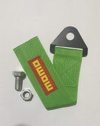 MOMO CAR Truck Tow Belt Strap GREEN Universal Front Rear Tow Strap Tow Hook Towing Belt (Nylon, 1000 kg Pull Capacity 1 Piece