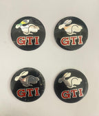 GTI Rabbit Logo - (56mm 2INCH) Abarth Sign Emblem Car Wheel Center Hub Cap Caps Badge Sticker Decal Attractive Sticker