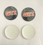 GTI Logo - (56mm 2INCH) Abarth Sign Emblem Car Wheel Center Hub Cap Caps Badge Sticker Decal Versatile Sticker 4 Pieces