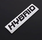 Hybrid Logo. Car Bike Metal Hybrid 7.7 x 2 cm Hybrid Sign Logo Auto Racing Sport Sticker Car Emblem Premium 3D Badge Grand Tourer Decal Hybrid 3D Sticker