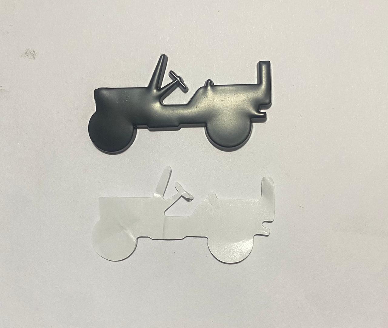 7 x 4Cm Willy Thar Logo Car Bike Metal Willy Thar Logo Car Emblem Premium 3D Badge Auto Racing Sport Sticker Grand Tourer Decal 1 PC