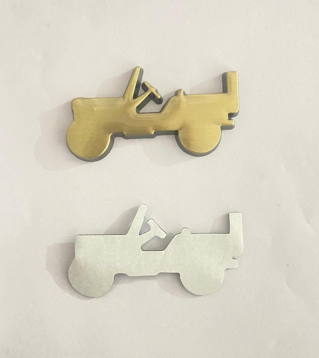 7 x 4Cm Willy Thar Logo Car Bike Metal Willy Thar Logo Car Emblem Premium 3D Badge Auto Racing Sport Sticker Grand Tourer Decal 1 PC