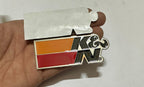 3D K N 1PC Sticker Metal Logo (9 x 3.5 cm) Car K N Logo Car Emblem 3D Badge Auto Racing Sport Sticker Decal.