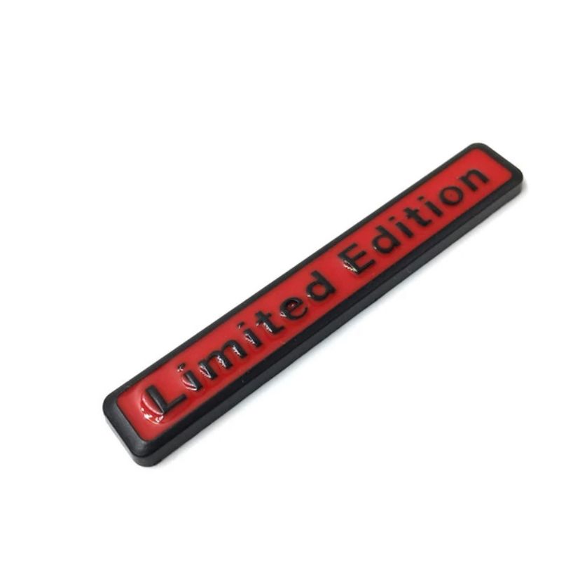 Universal Stickers Car Emblem 3D Badge Auto Racing Sport Sticker Grand Tourer Decal (Chrome Black Limited Edition Logo(7x1cm))