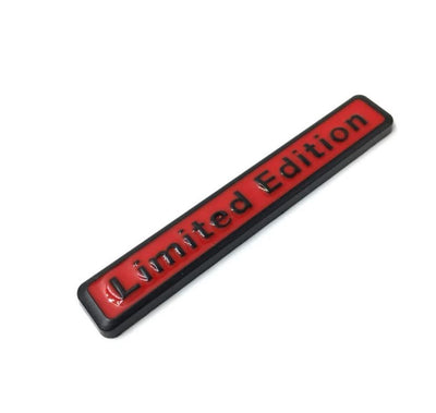 Universal Stickers Car Emblem 3D Badge Auto Racing Sport Sticker Grand Tourer Decal (Chrome Black Limited Edition Logo(7x1cm))