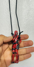 Model 2 Rearview Mirror Hanging Deadpool Action Figure PVC Model Car Swinging Ornament Action Figure for Car Interior Universal Auto Accessories