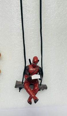 Model 4 Rearview Mirror Hanging Deadpool Action Figure PVC Model Car Swinging Action Figure for Car Interior Decor Auto Accessories