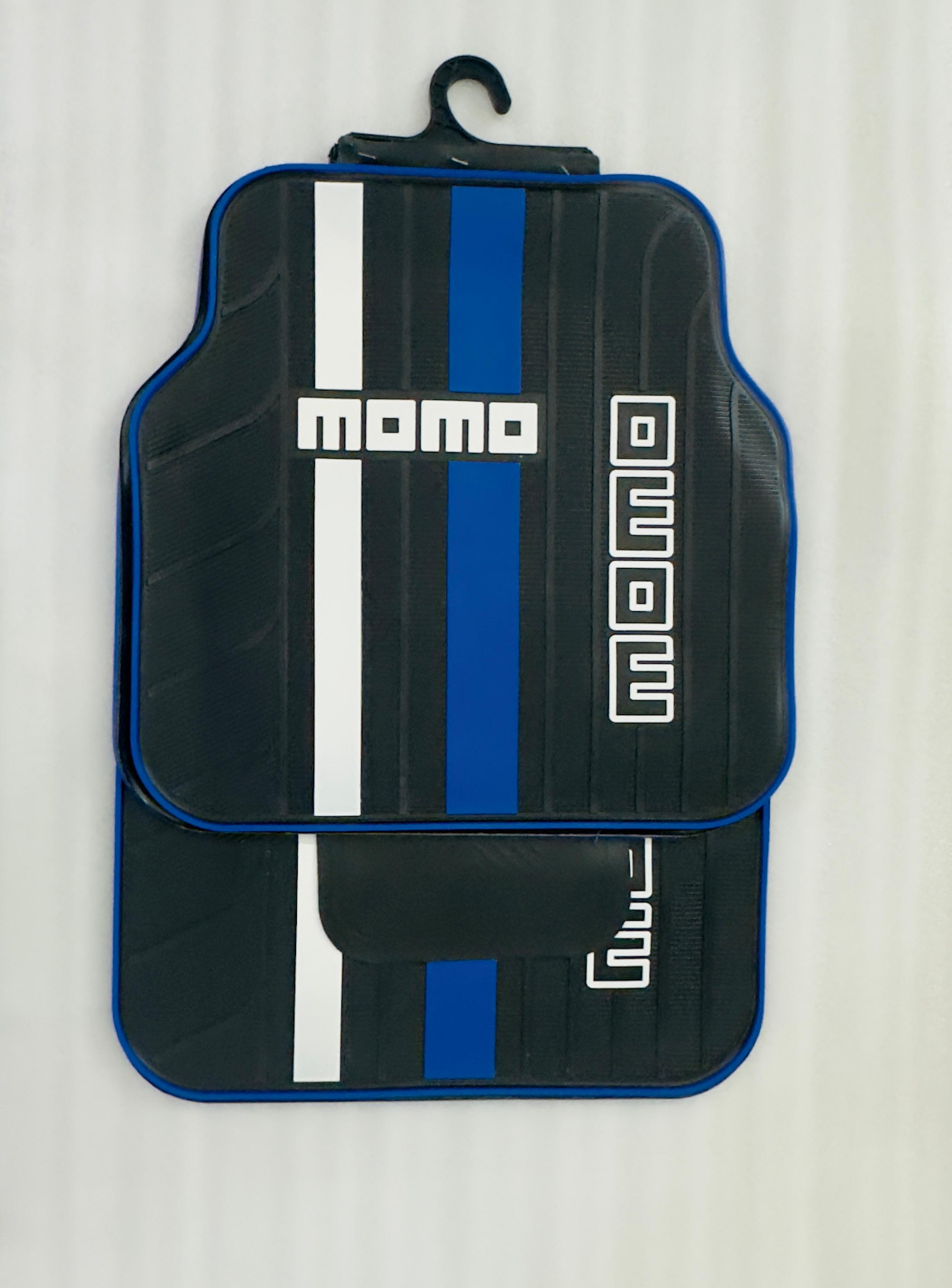 Car Floor mat Premium Racing Red Momo JDM Mat Washable Car mat Water Proof car mat Rubber Anit Slip Racing Sport Mats Universal Matt 5 PC