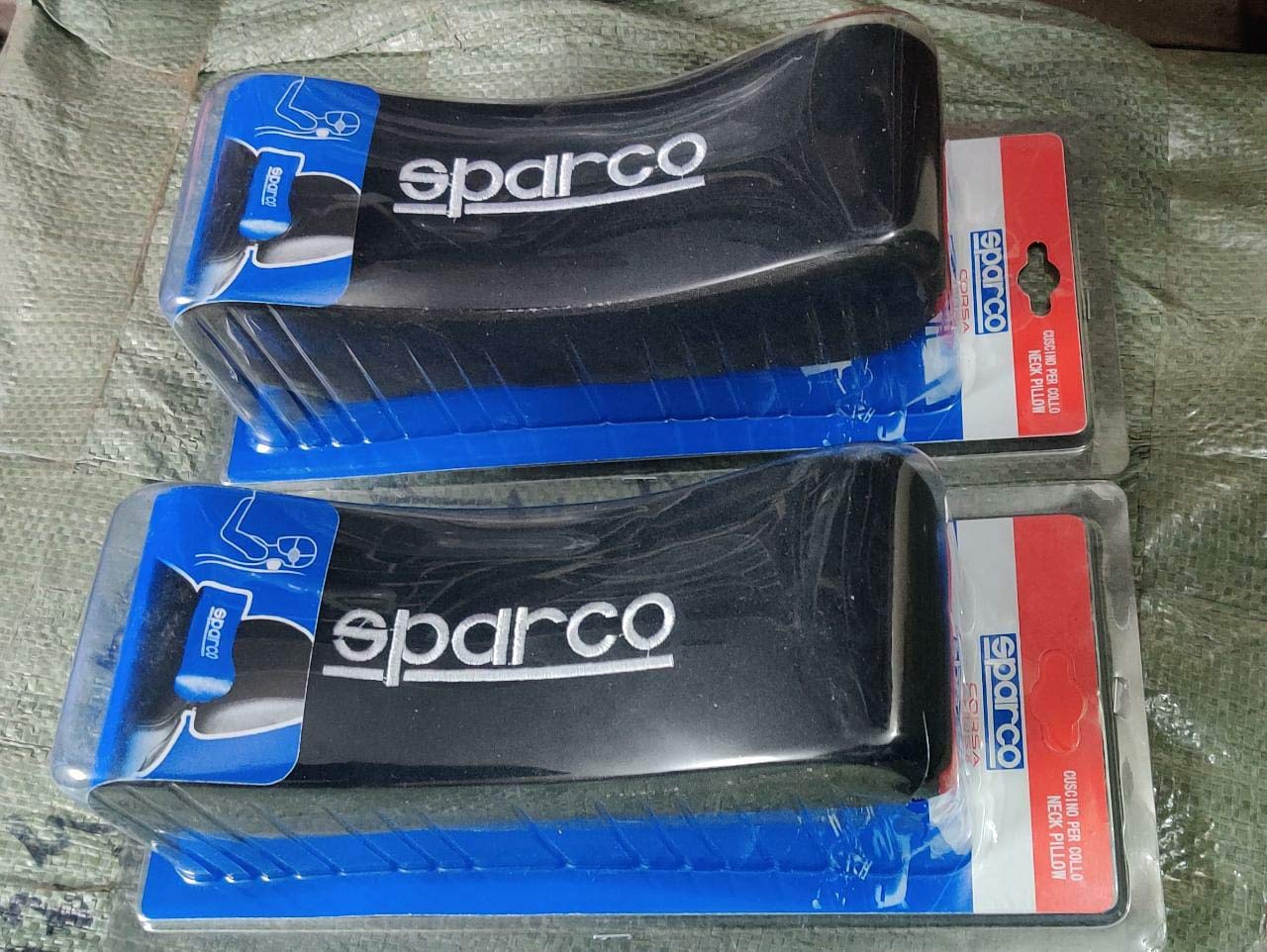 SPARCO NECKREST Sparco Universal Headrest Neck Pillow Adjustable Pillow Cervical Pillow