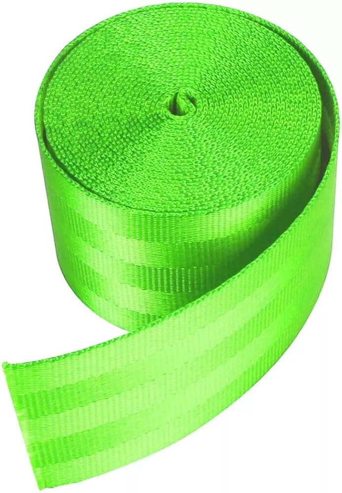 Neon 3.6m 1PC, Car Seat Belt (Webbing Pad) Interior Accessory JDM DRIFTING SPORTS Universal For Car 3.6 Seat Belt Webbing pad