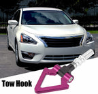 1PC, PURPLE METAL TRIANGLE HOOK Auto Car Track Racing Front Rear Bumper Screw on Tow Hook Trailer Ring for BMW 3 5 7 Series Z3 Z4 for Mini Cooper Triangle