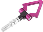 1PC, PURPLE METAL TRIANGLE HOOK Auto Car Track Racing Front Rear Bumper Screw on Tow Hook Trailer Ring for BMW 3 5 7 Series Z3 Z4 for Mini Cooper Triangle
