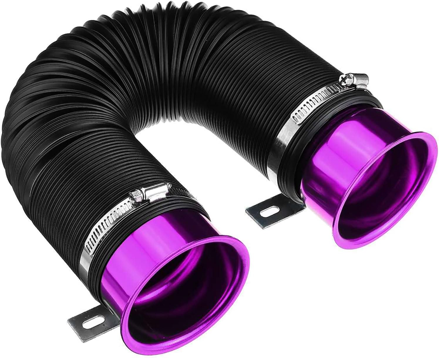 urbine Intake Guide Pipe Air Intake Pipe 76MM 3inch Adjustable flexible hose Car Cold Air Turbo Intake Inlet Pipe Universal Pipe Air Intake Flexiblke Pipe-1PC