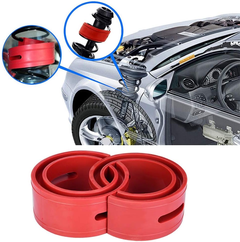 BUFFER RUBBERS Heavy Duty Car Coil Spring Buffer For Increasing Car Height, Shock Absorber (Types Shocker Buffer Rubber)