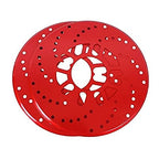 RED DISC PLATE ALLOY Disc Brake Cover Car Retrofit Disc Brake Protector Disc Brake Adapter Aluminum Alloy Auto Car Wheel Decorative Brakes Disc Brake Racing Cover Decorative Accessories