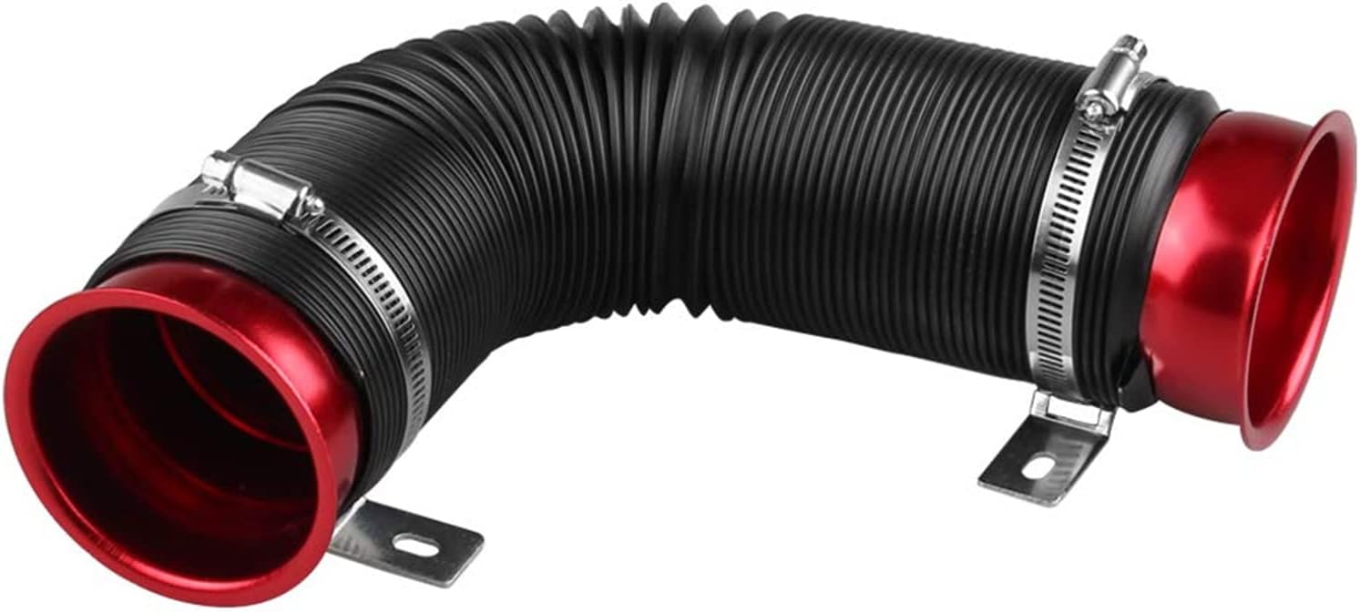 urbine Intake Guide Pipe Air Intake Pipe 76MM 3inch Adjustable flexible hose Car Cold Air Turbo Intake Inlet Pipe Universal Pipe Air Intake Flexiblke Pipe-1PC