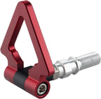 1PC, RED METAL TRIANGLE HOOK Auto Car Track Racing Front Rear Bumper Screw on Tow Hook Trailer Ring for BMW 3 5 7 Series Z3 Z4 for Mini Cooper Triangle