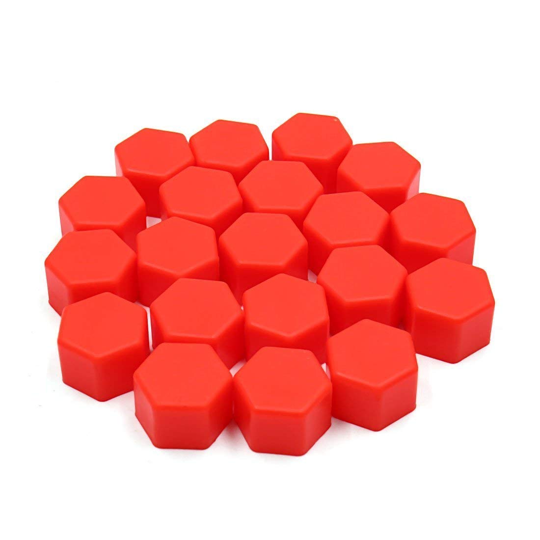 20pcs/Set RED Silicone car Wheel Nuts Bolts Cover dust Protective tyre Valve Screw Cap Cover&nbsp;