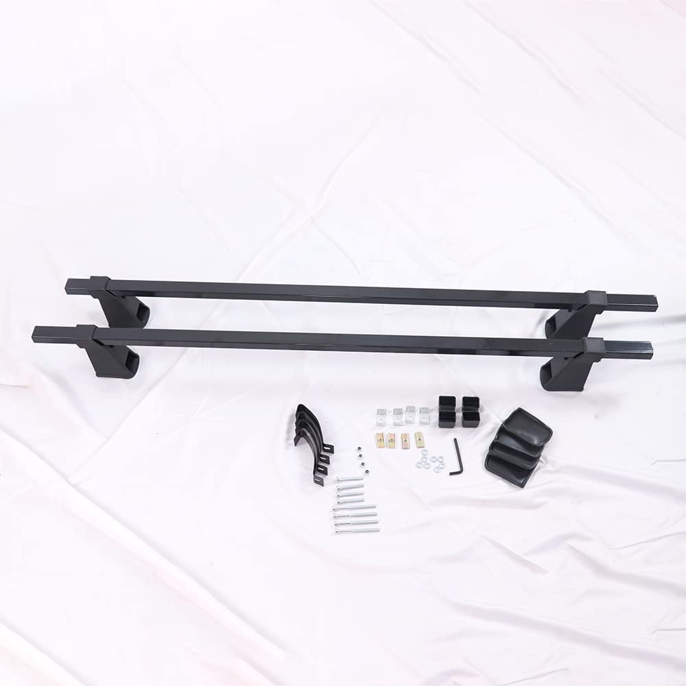 Universal CAR SUV Adjustable Roof Rail Cross Bar Rail Removable Car Roof Roof Rail Spoiler Sport Rack 118 cm for All Car Aluminium Removable Crossbar SUV Car Removable 118cm Roof Rail