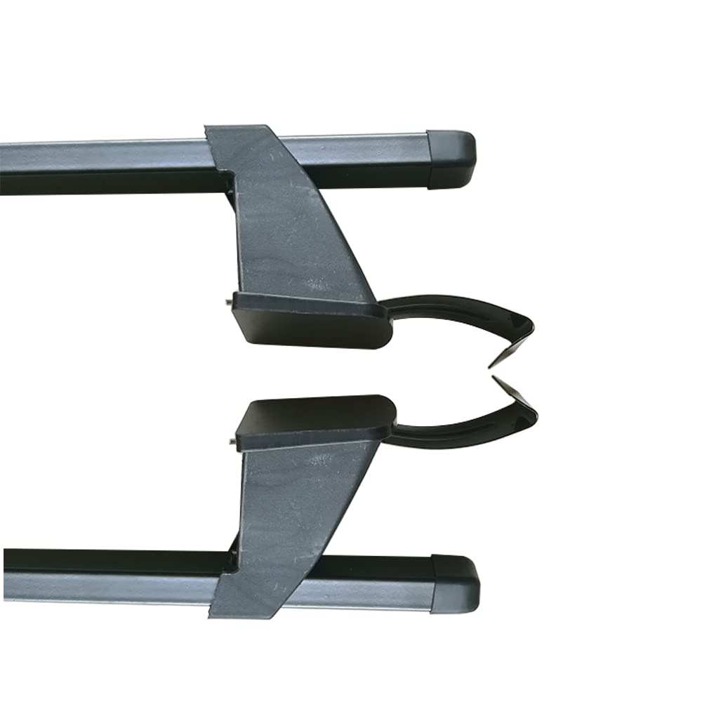 Universal CAR SUV Adjustable Roof Rail Cross Bar Rail Removable Car Roof Roof Rail Spoiler Sport Rack 118 cm for All Car Aluminium Removable Crossbar SUV Car Removable 118cm Roof Rail