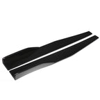 Universal JDM 75 cm Left/Right Rocker Splitters Diffuser Winglet Wings Bumper Kit Side Bumper Lip Splitter Bumper Splitter Spoiler