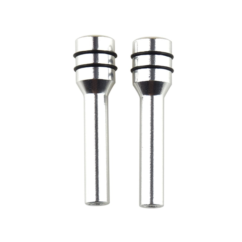 2PC SILVER Aluminum Alloy Car Door Lock Pins Car Interior Decorative Door Lock Pull Pin Auto Accessory Universal for All Cars Auto Accessories.