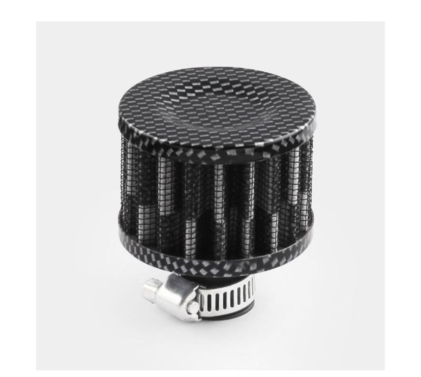 Universal Interface Bike CAR Air Filters 12Mm Air Intake Small Head Air Filter Modified Air Intake Filter Turbo Vent Crankcase Small Engine Applications K N (SMALL AIR FILTER)