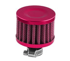 Universal Interface Bike CAR Air Filters 12Mm Air Intake Small Head Air Filter Modified Air Intake Filter Turbo Vent Crankcase Small Engine Applications K N (SMALL AIR FILTER)