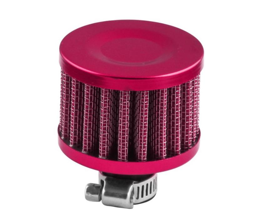 Universal Interface Bike CAR Air Filters 12Mm Air Intake Small Head Air Filter Modified Air Intake Filter Turbo Vent Crankcase Small Engine Applications K N (SMALL AIR FILTER)