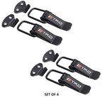 4PC/Set TRD Bumper Clip JDM Racing Car Big Boot Bonnet Side Bumper Guards Toggle Fasteners Catch Clips TRD Bumper Clips.