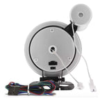 White RPM Tiger RPM Meter Speedometer Tacho Gauge Speedometer