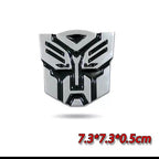 Transformerr Metal Logo 7cmx7cm Marvel Stickers Car Emblem 3D Badge Auto Racing Sport Sticker Grand Tourer Decal-1Piece Metal Logo