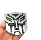 Transformerr Metal Logo 7cmx7cm Marvel Stickers Car Emblem 3D Badge Auto Racing Sport Sticker Grand Tourer Decal-1Piece Metal Logo