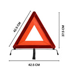 Triangle Warning Frame Reflector Warning Frame Emergency Reflector Foldable Warning Triangle Reflector Safety Kit for Vehicles Car Road Reflective Kit For Vehicles JDM Warning Light-1 Piece