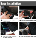 4 PCS Car Rear Bumper Lip Spoiler Universal Bumper Diffuser Shark Fins Pattern Black Auto Anti-Crash Accessories