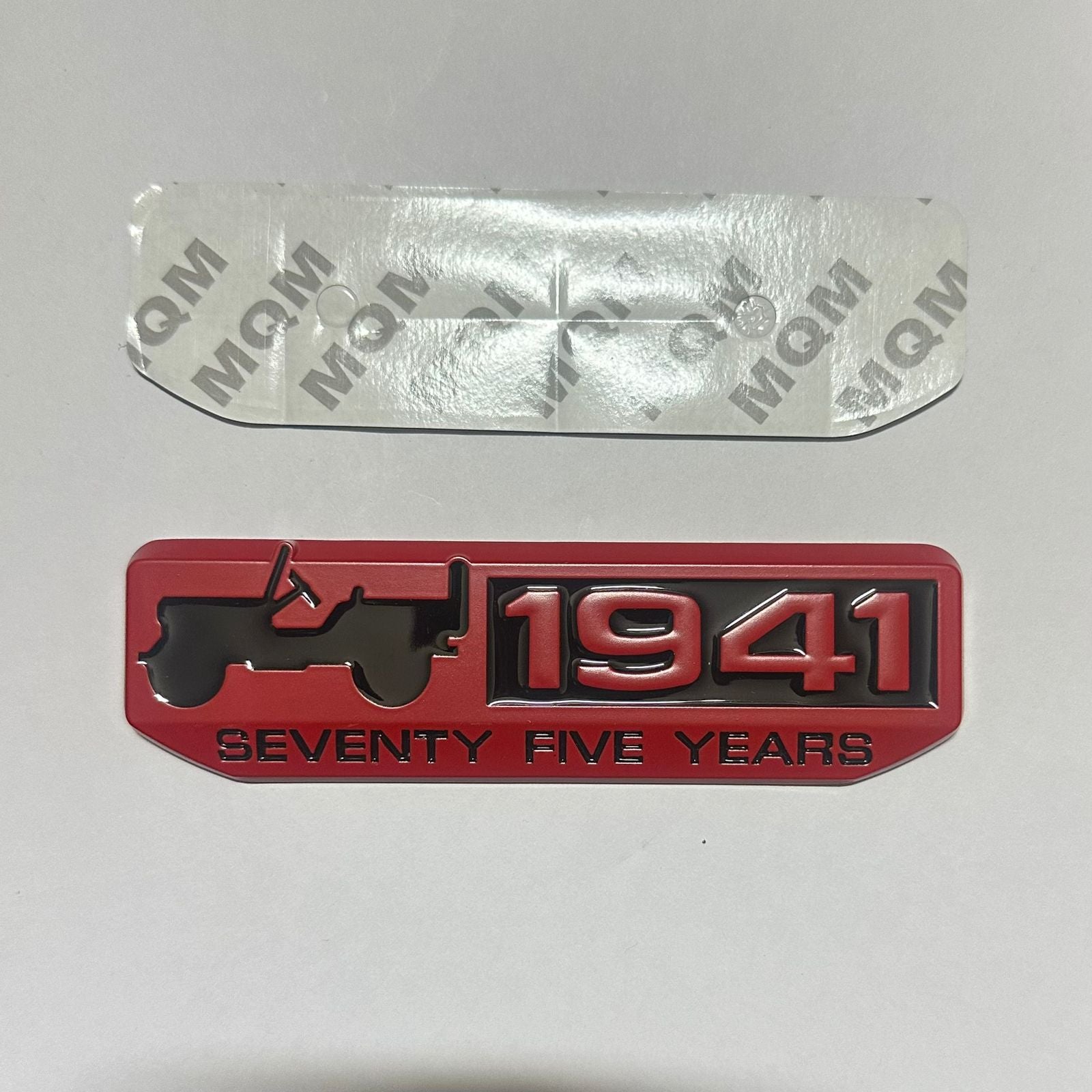 1941-CHROME Sticker 4x4 Full TIME Metal Logo 15cmx2.5cm Car Metal Emblem 3D Badge Auto Racing Sport Sticker Grand Tourer Decal