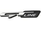 GT Line 3D Logo (11cmx2cm) GT Line Sticker for Car Bike Laptop Emblem 3D Badge Decorative Sticker Universal Auto Racing Sport Logo Grand Tourer Decal.