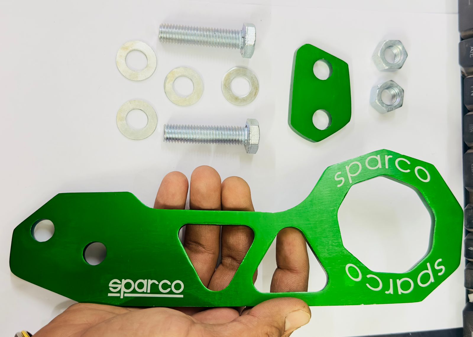GREEN JDM Rear Hook JDM Style Racing Rear Tow Hook Rear Japanese. Car Auto Trailer Rear Japanese Car Auto Trailer JDM Metal Hook (1PC JDM Hook)