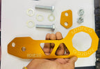 Yellow JDM Rear Hook JDM Style Racing Rear Tow Hook Rear Japanese. Car Auto Trailer Rear Japanese Car Auto Trailer JDM Metal Hook (1Piece JDM Hook)