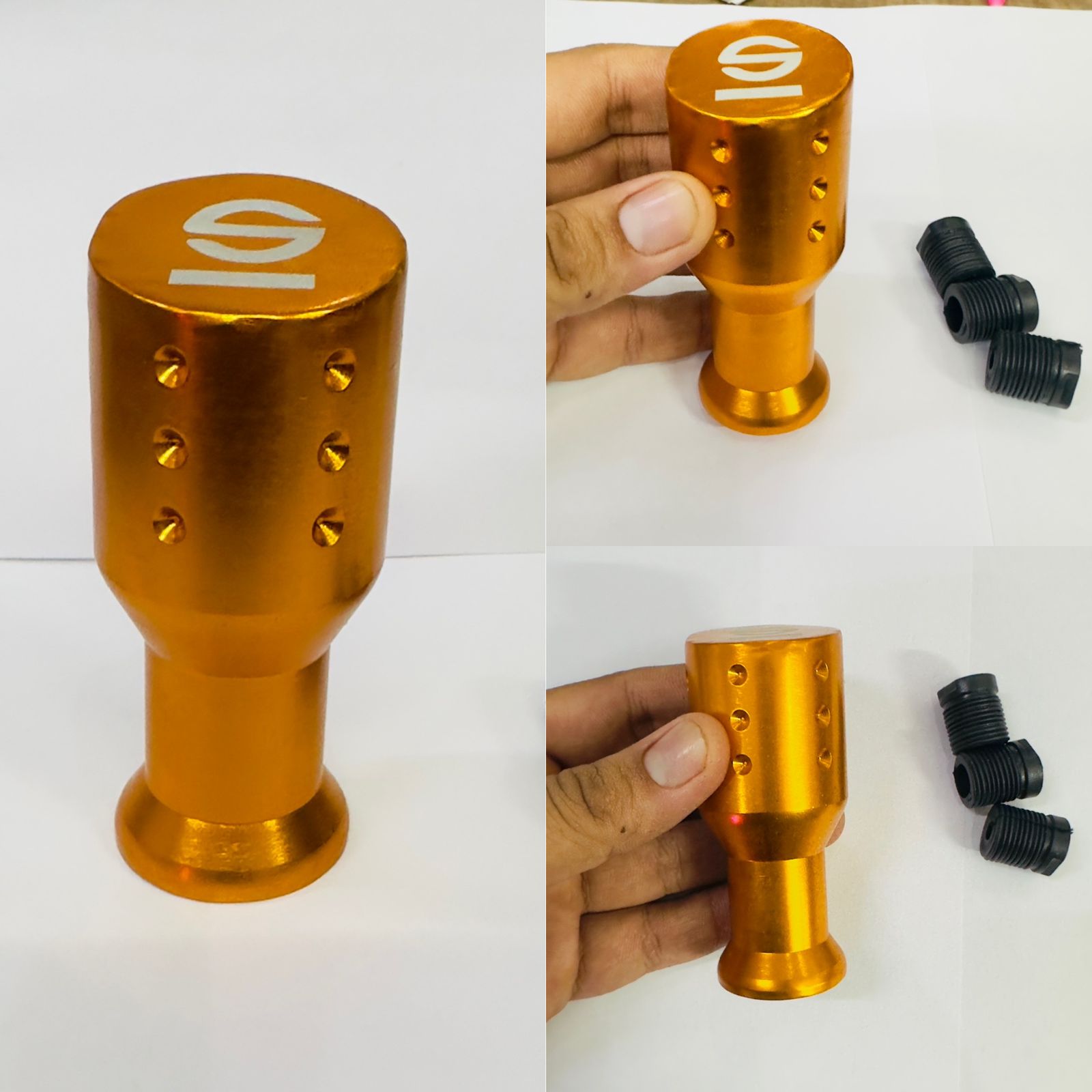 Sparco Dumbbell Gear Shift Knob Sporty JDM SPARCO SPC Gear Shift knob Handle SPC Dumbell Gear Knob Universal All Car Auto Accessories 1PC.