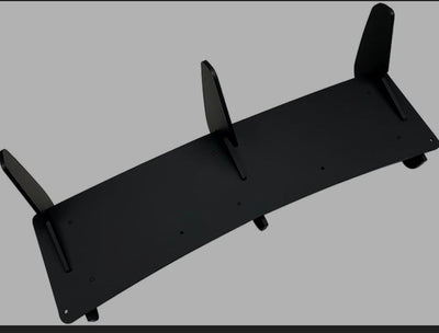 Acrylic Material GTI Rear After Lip Diffuser Splitter Skirst Blinds Spoiler Diffuser Spoiler Compatible with Volkswagen Vw Polo Mk5 Acrylic Diffuser for Car Auto Accessories