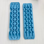 Traction Boards, 2 Pcs Recovery Tracks Traction Mat for 4X4 Jeep Mud, Sand, Snow Traction Ladder-SKY BLUE Tire Traction Tool