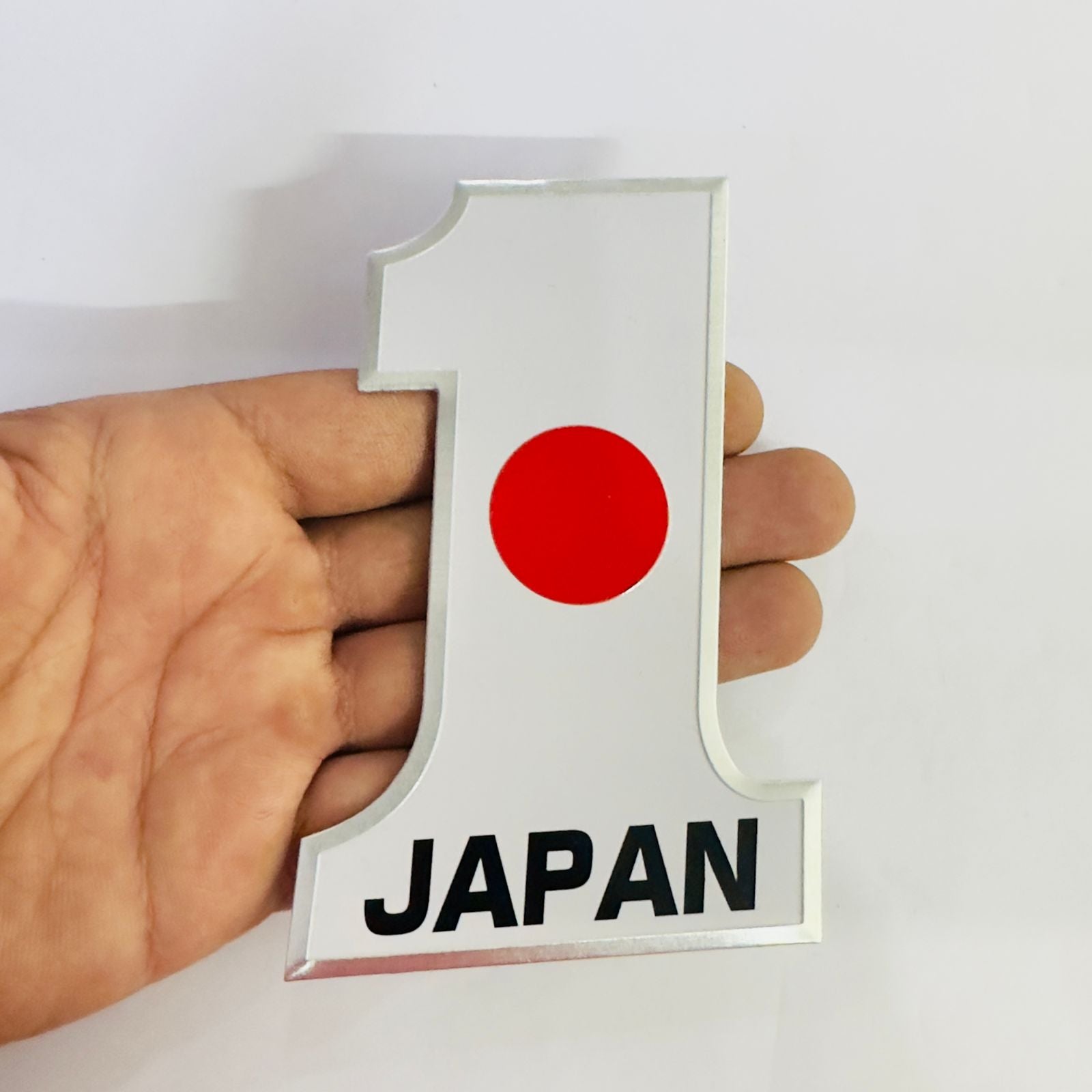 NO. ONE Japan-Flag STIICKER (12cmX8cm) Car 3D Fllag Stiicker, Automotive Decorative Japan Fllag Stiicker Car,Truck Decoration Sticker, Japan Japanese NO.1 Fllag