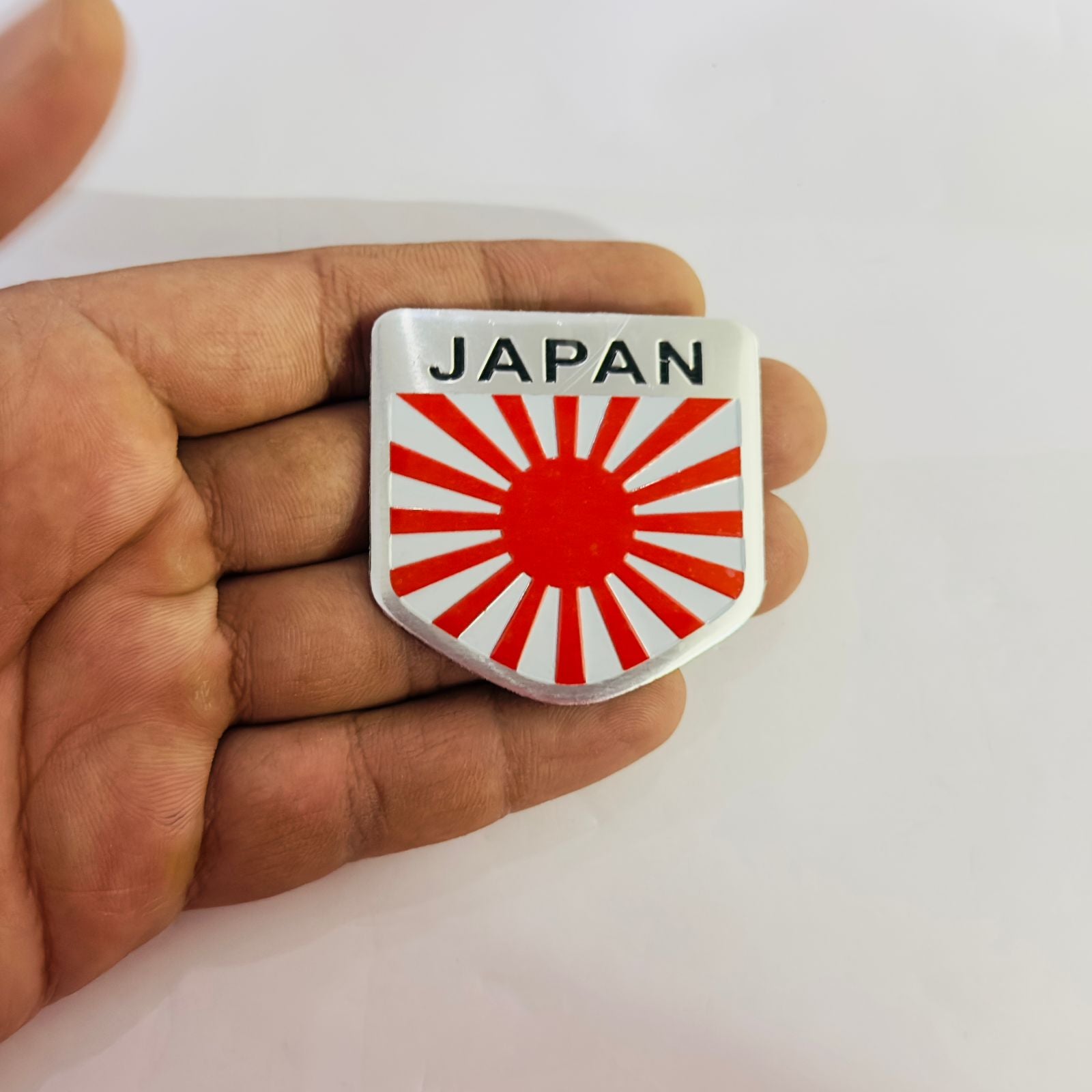 Flag Metal Sticker Flag (5cmx8cm) 3D Metal Flag Logo Logo, Car Emblem 3D Badge Auto Racing Sport Sticker Decal Decorative Acessory Metal Sticker