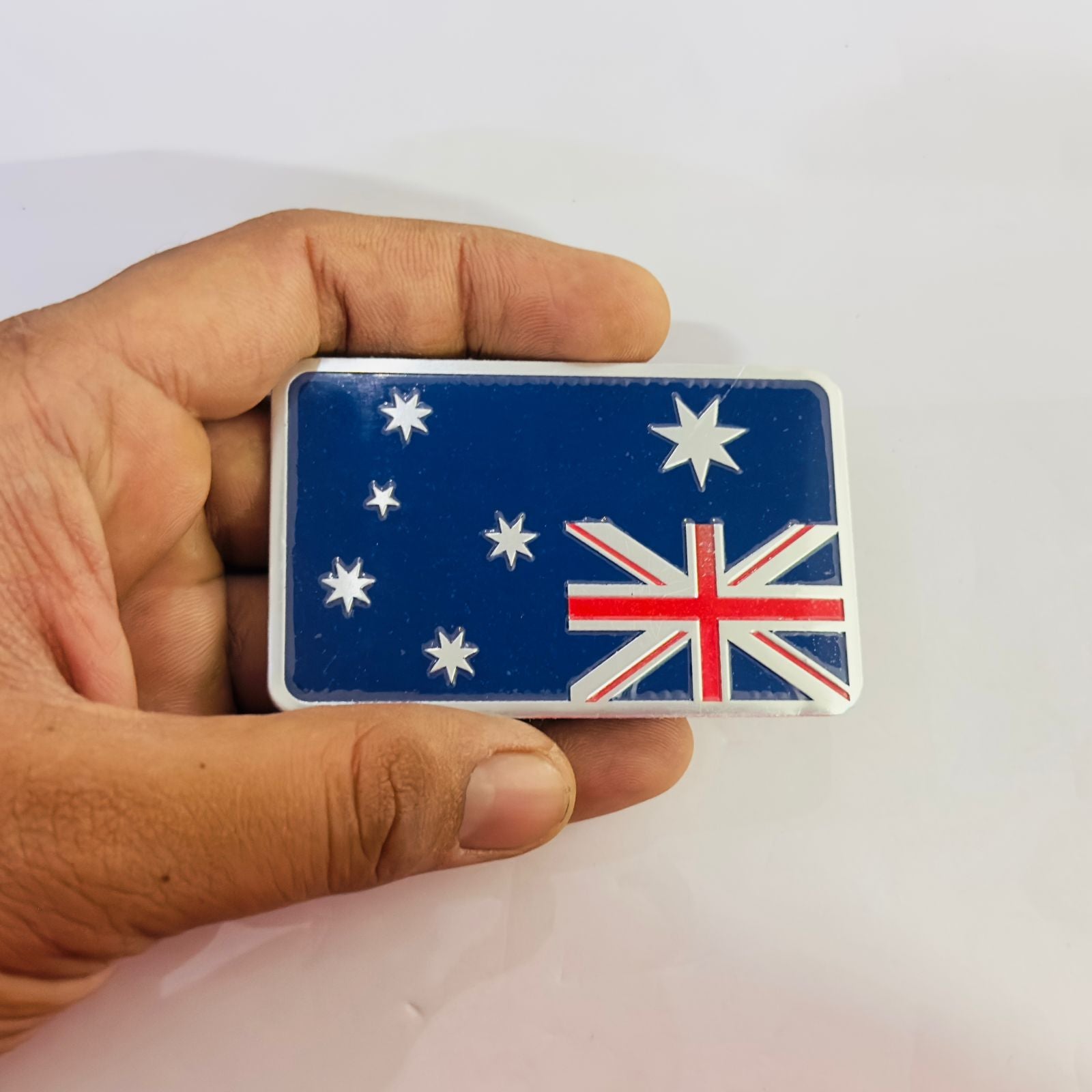 Australia Flag 3D Sticker (5cmx8cm) for Car Bike Laptop Emblem, Australia Flag Sticker Badge Universal Auto Racing Sports Logo Grand Tourer Decal Auto Accessories.