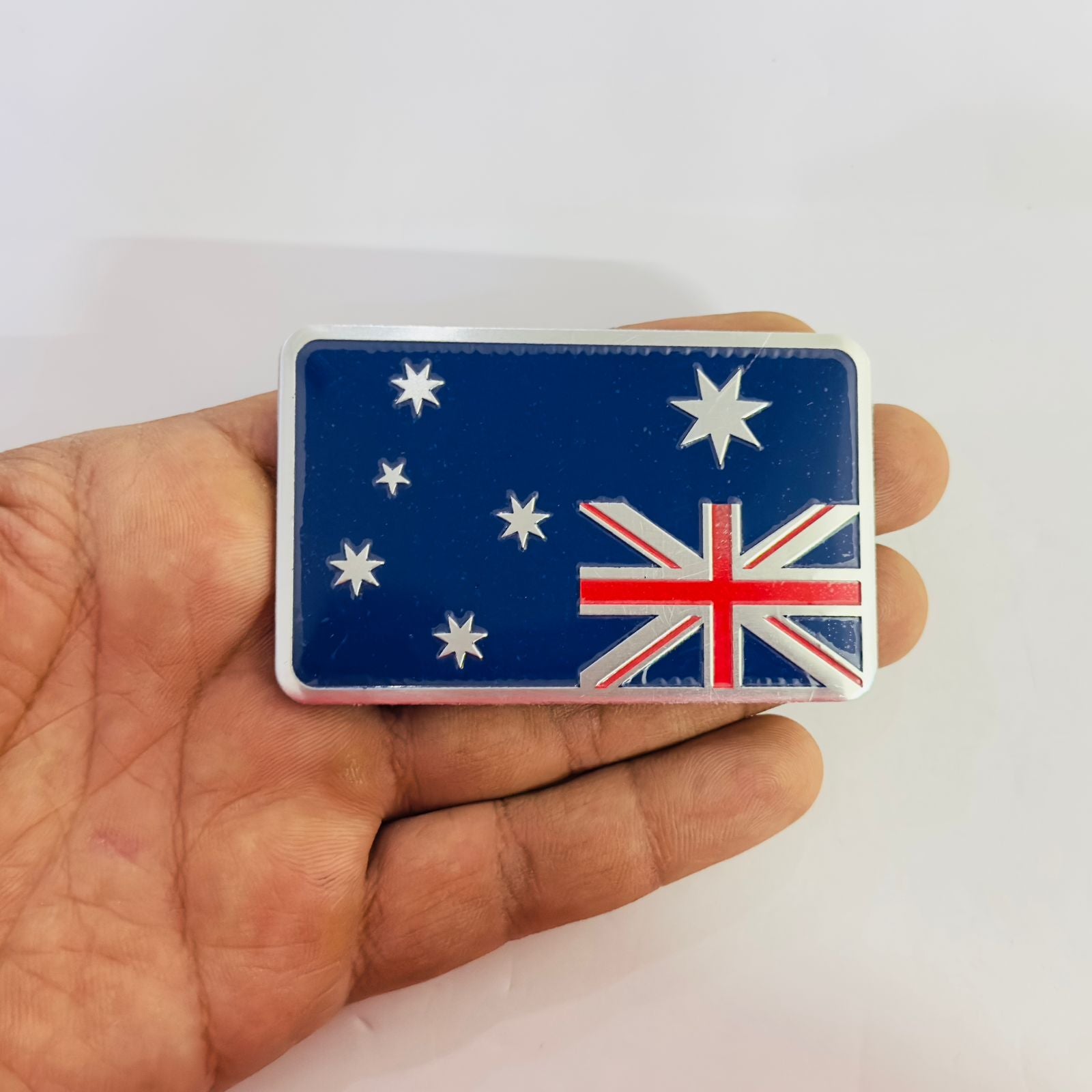 Australia Flag 3D Sticker (5cmx8cm) for Car Bike Laptop Emblem, Australia Flag Sticker Badge Universal Auto Racing Sports Logo Grand Tourer Decal Auto Accessories.