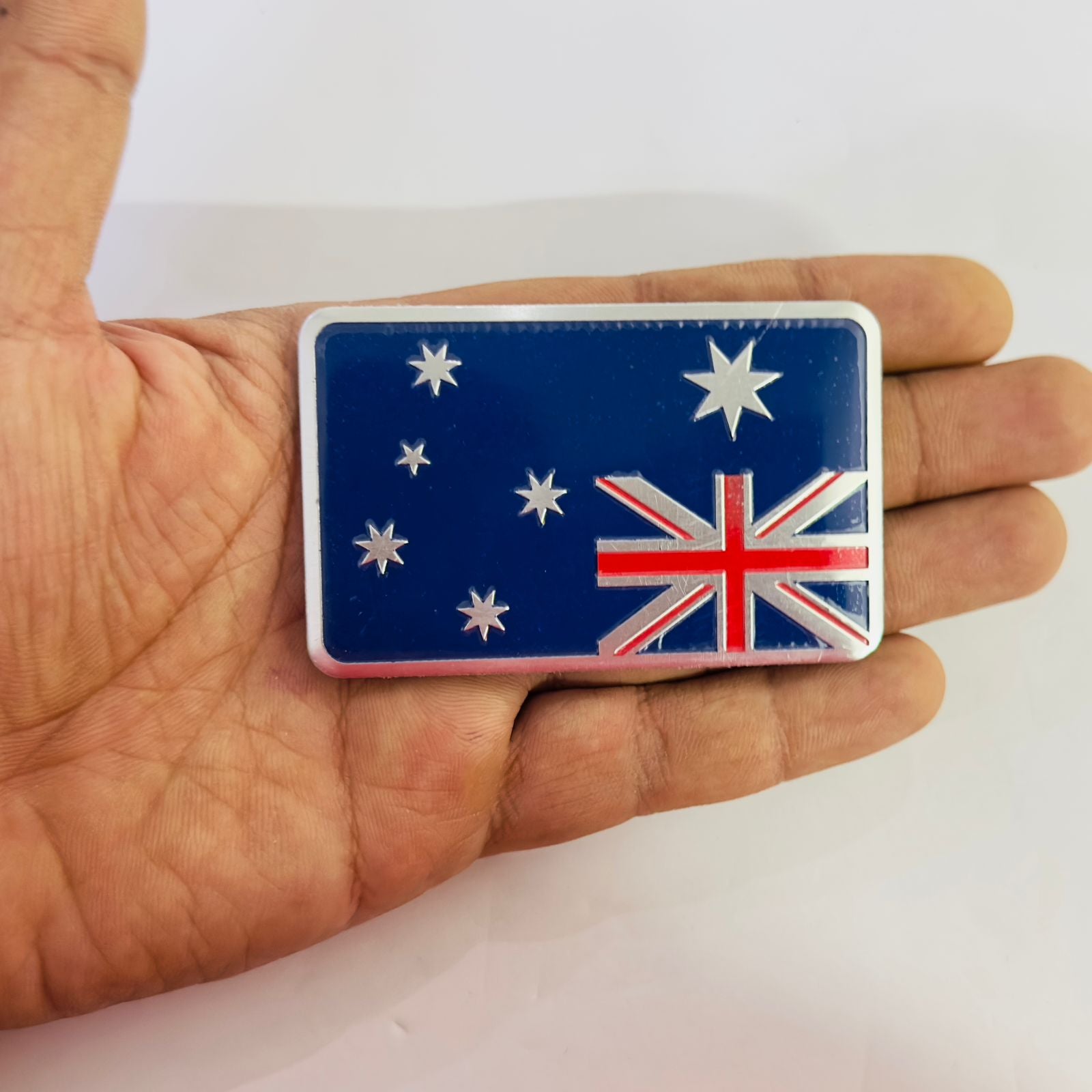 Flag Metal Sticker Flag (5cmx8cm) 3D Metal Flag Logo Logo, Car Emblem 3D Badge Auto Racing Sport Sticker Decal Decorative Acessory Metal Sticker