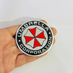 Umbrella Metal Sticker 7.5cmx7.5cm Car Emblem Premium 3D Badge Auto Racing Sport Sticker Grand Tourer Decal for Car/Bike